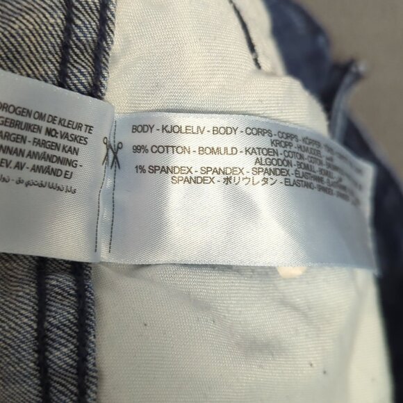 Ariat Jeans Women's 28R Blue Trouser Mid Rise Stretch Outseam Ella Wide Leg - Picture 12 of 13